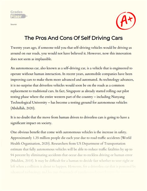 Electric Cars Essay | Bartleby